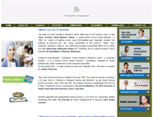 Tablet Screenshot of owaisicollegeofnursing.org